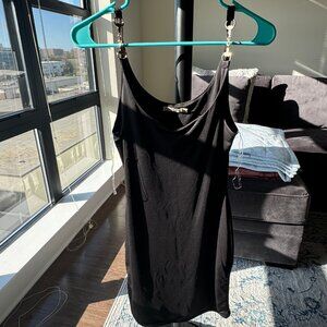 Black Dress With Chain Straps